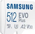 Miniatyrbild 2 av 9: Samsung EVO Plus - Micro SD-kort - inklusive SD-adapter - 160 MB/s - 512GB