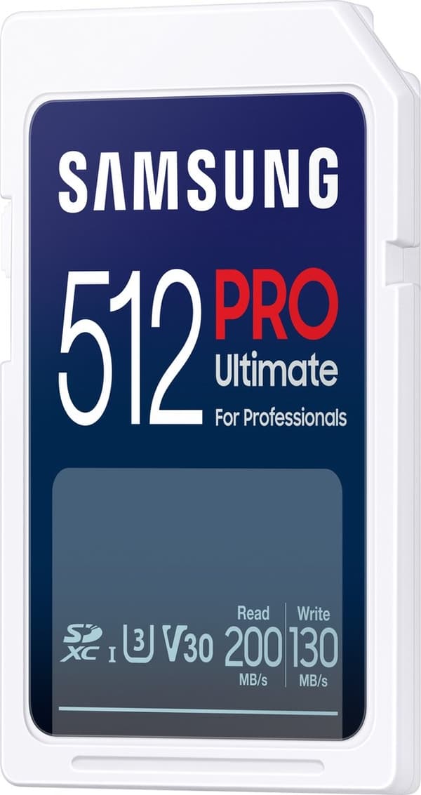 Samsung PRO Ultimate - SD-kort - Minneskortskamera - 200 & 130 MB/s - 512 GB