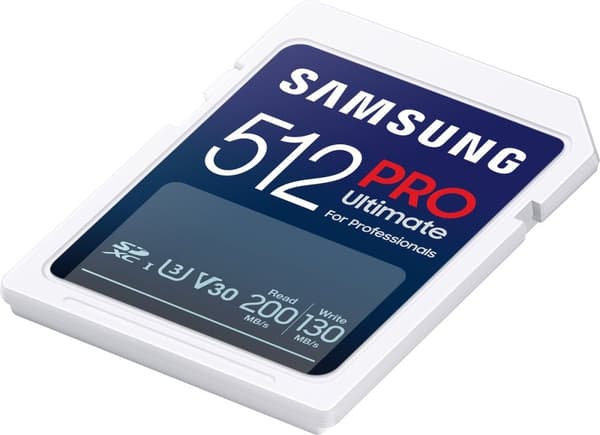Samsung PRO Ultimate - SD-kort - Minneskortskamera - 200 & 130 MB/s - 512 GB