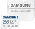 Miniatyrbild 7 av 9: Samsung EVO Plus - Micro SD-kort - inklusive SD-adapter - 160 MB/s - 256 GB