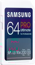 Miniatyrbild 7 av 8: Samsung PRO Ultimate - SD-kort med kamera - Kameraminneskort - 200 & 130 MB/s - 64 GB
