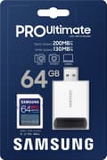 Miniatyrbild 8 av 8: Samsung PRO Ultimate - SD-kort med kamera - Kameraminneskort - 200 & 130 MB/s - 64 GB