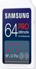 Miniatyrbild 2 av 8: Samsung PRO Ultimate - SD-kort med kamera - Kameraminneskort - 200 & 130 MB/s - 64 GB