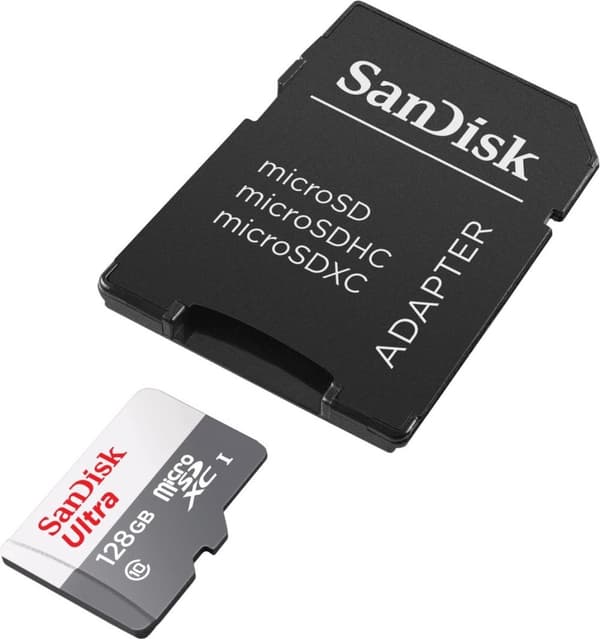 SanDisk MicroSDXC Ultra Android 128GB 100MB/s Klass 10 ada