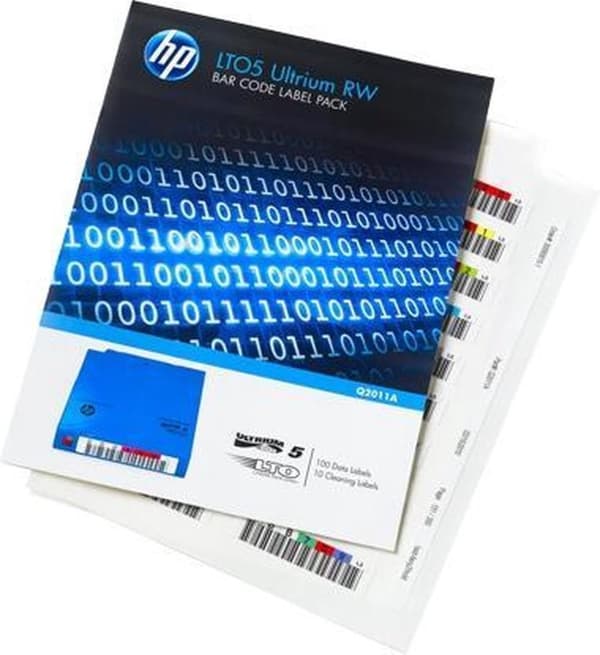 HPE LTO Ultrium 5 WORM automation stregkode mærket 110 pak