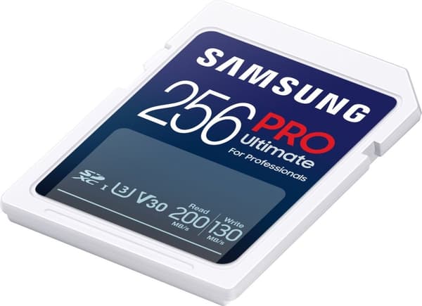 Samsung PRO Ultimate - SD-kort - Minneskortskamera - 200 & 130 MB/s - 256 GB