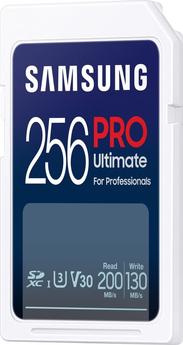 Samsung PRO Ultimate - SD-kort - Minneskortskamera - 200 & 130 MB/s - 256 GB