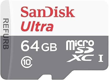 SanDisk Ultra microSDXC 64GB UHS-I Class 10 Minneskort Vit