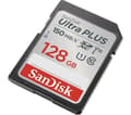 Miniatyrbild 9 av 9: Sandisk Ultra Plus 128GB SDXC-minneskort V10 Klass 10 upp till 150 Mb/s hastighet