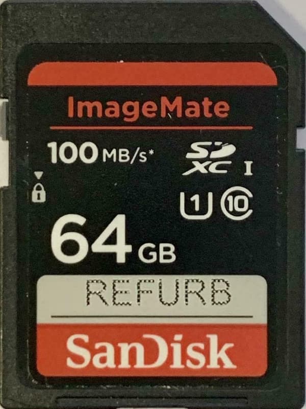 SanDisk ImageMate 64 Gt SDXC-muistikortti Jopa 100 Mt/s Class 10 U1 64 Gt Musta