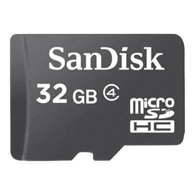 SANDISK Micro SDHC 32Gb kort+SD-adapter