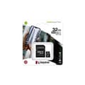 Miniatyrbild 3 av 4: Micro SD-kort - KINGSTON - SDCS2-32GB - 32 Go - Klass 10 - Adapter inkluderad