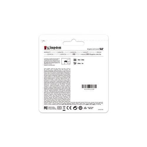 Micro SD-kort - KINGSTON - SDCS2-32GB - 32 Go - Klass 10 - Adapter inkluderad
