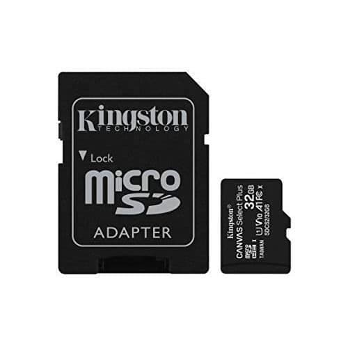 Micro SD-kort - KINGSTON - SDCS2-32GB - 32 Go - Klass 10 - Adapter inkluderad