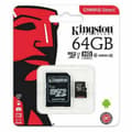 Miniatyrbillede 3 af 7: Mikro-SD-hukommelseskort med adapter Kingston Canvas Select Plus 128 GB