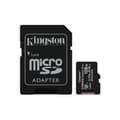 Miniatyrbillede 5 af 7: Mikro-SD-hukommelseskort med adapter Kingston Canvas Select Plus 128 GB