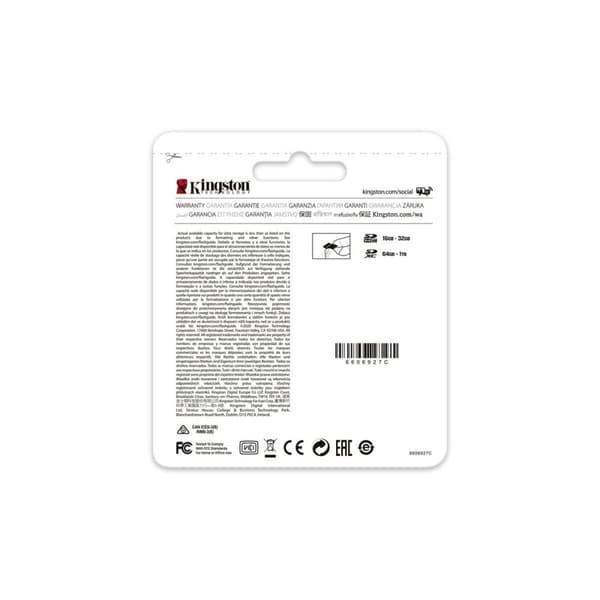 Micro SD -Kortti Kingston SDCG3/512GB 512 GB