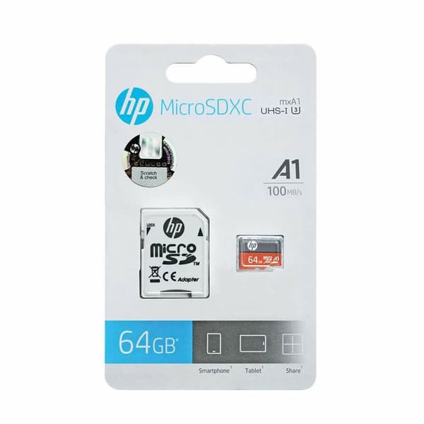 Micro-SD-Muistikortti Adapterilla HP HFUD064-1V31A 64 GB