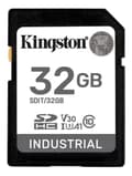 Miniatyrbilde 1 av 2: Kingston 32G SDHC Industrial pSLC Class10, UHS-I,U3,V30, A1 SD-kort