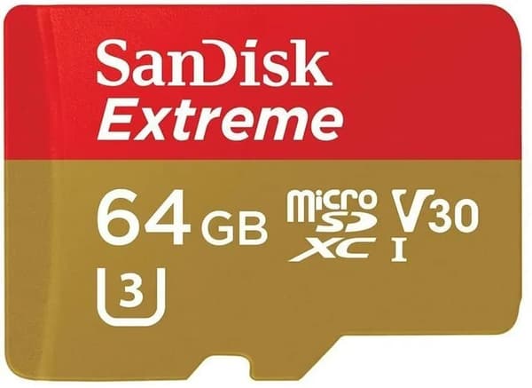 Sandisk Extreme 64GB Micro SD XC muistikortti U3 Video