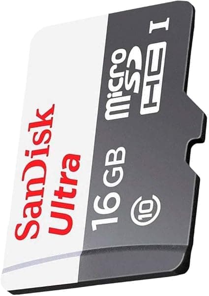 SanDisk 16GB Ultra Android Class 10 MicroSDHC Hukommelseskort, Hvid