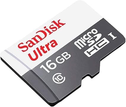 SanDisk 16GB Ultra Android Class 10 MicroSDHC Hukommelseskort, Hvid