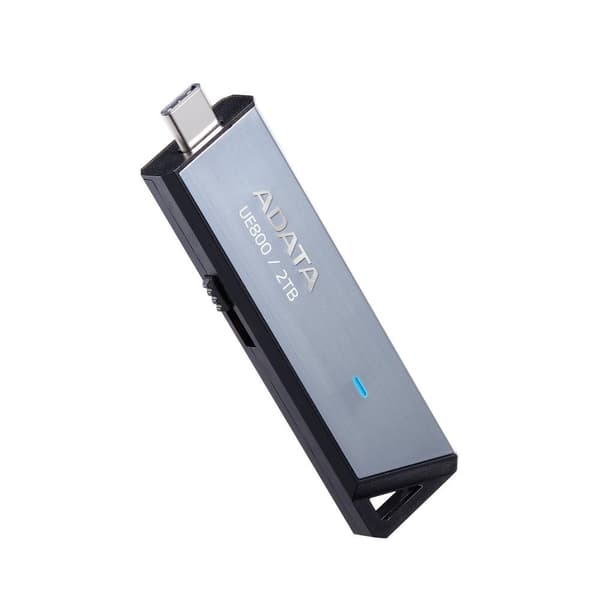 Minnestasjon flash usb-c 2tb/silv aeli-ue800-2t-csg, Adata