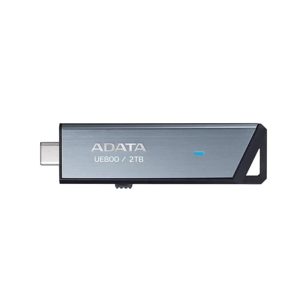 Minnestasjon flash usb-c 2tb/silv aeli-ue800-2t-csg, Adata