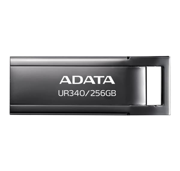 Minnestasjon flash usb3.2 256g/svart aroy-ur340-256gbk, Adata Sort