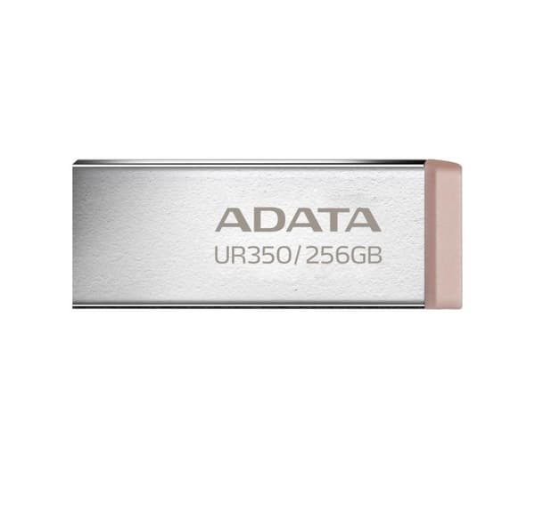 Hukommelsesdrev flash usb3.2 256g/ur350-256g-rsr/bg, Adata Brun, Rustfrit stål