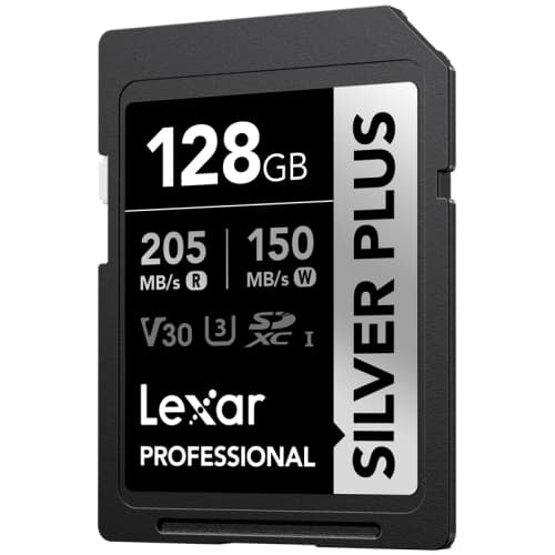 Lexar SDXC Professional SILVER Plus 1066x UHS-I/U3/A2/4K R205/W150 (V30) 128GB