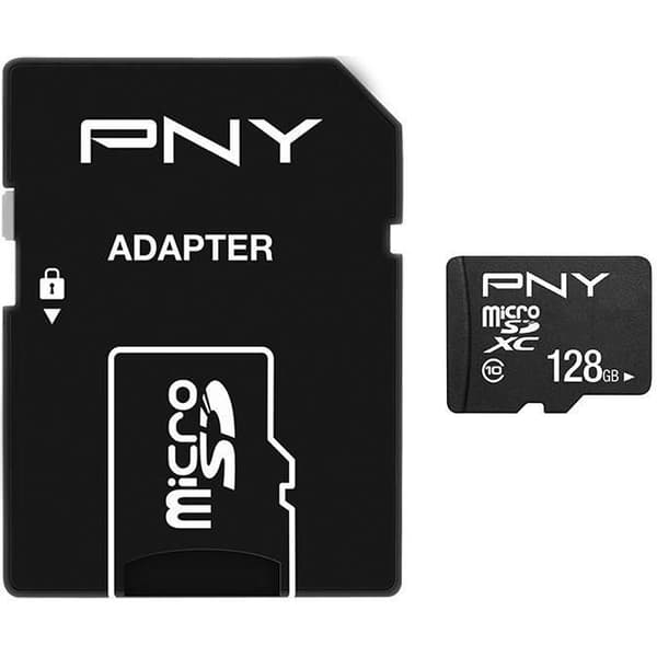 PNY MICROSD 128GB PERFORMANCE PLUS C10 minneskort