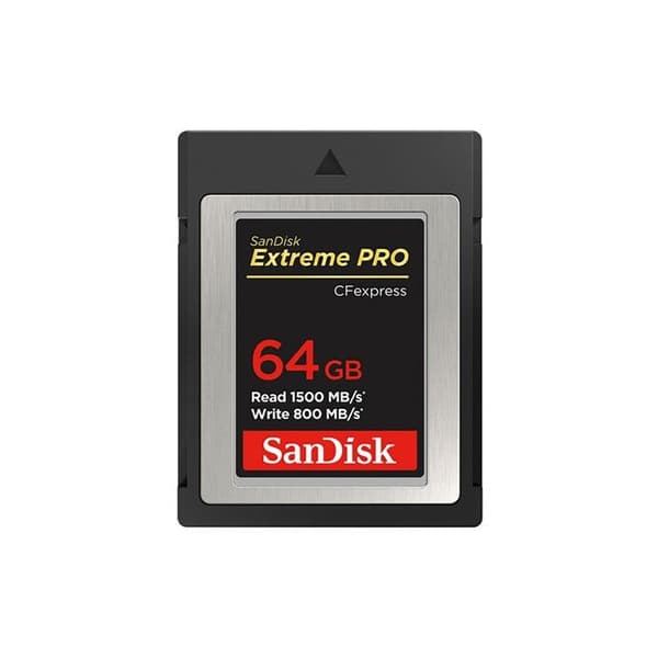 sandisk - kort sdcfexpress 64gb extreme pro 1500mb/s r 800mb/s w 4x6