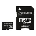 Miniatyrbild 1 av 2: TRANSCEND Premium - Flash-minneskort (microSDHC - SD-adapter ingår) - 8 GB - Klass 10 - 133x - micro SDHC