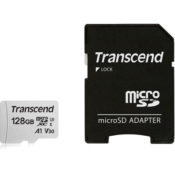 Transcend 300S 128GB UHS-I U3A1 microSD flashminneskort