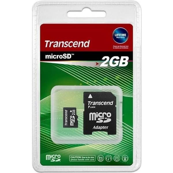 Transcend 2GB Micro SD-kort