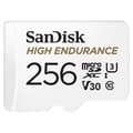 Miniatyrbild 1 av 4: High Endurance flashminneskort - SANDISK - 256 GB - Video Class V30 / UHS-I U3 / Class10