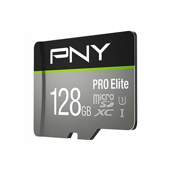 PNY PRO Elite MicroSDXC-kort - 128 GB - Klass 10/UHS-I (U3) - 100 MB/s Läs - 90 MB/s Skriv