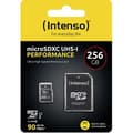 Miniatyrbild 2 av 3: microSD-kort - INTENSO - Prestanda 256GB - Klass 10 - Vattentät