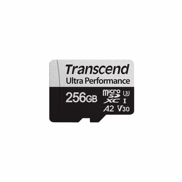 Transcend 340S 256 GB microSDXC-minneskort Klass 10 - Klass 3 UHS-I