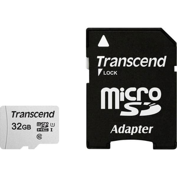 Transcend Premium 300S 32 GB microSDHC-minneskort klass 10, UHS-I, UHS-klass 3