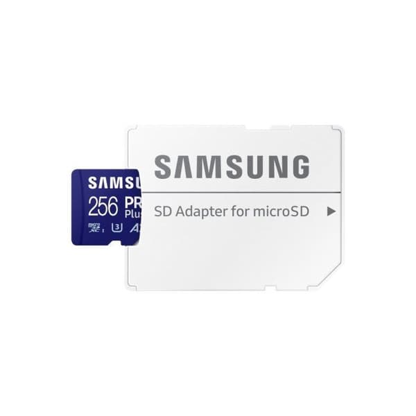 Samsung 256GB Pro Plus Micro SDXC-minneskort (2023) upp till 180/130MB/s