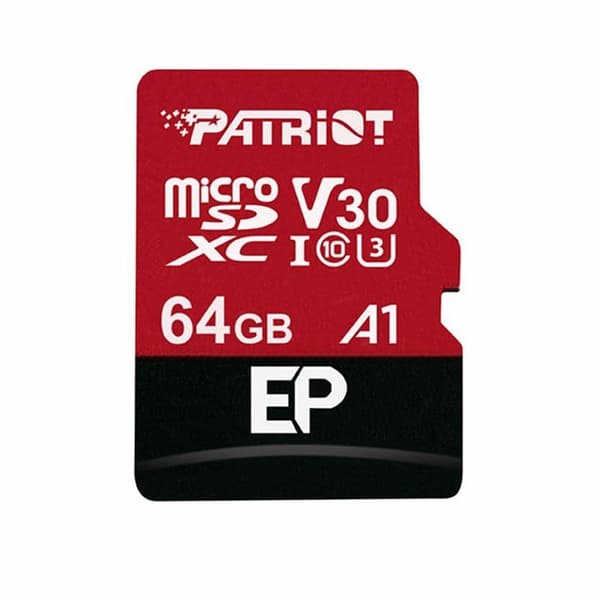 Patriot Memory PEF64GEP31MCX 64 GB MicroSDXC Class 10 flashminne