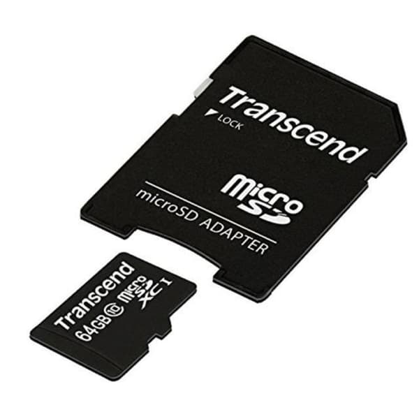 Flashminneskort - TRANSCEND - Premium - 64 GB - UHS Class 1 / Class10 - microSDXC UHS-I
