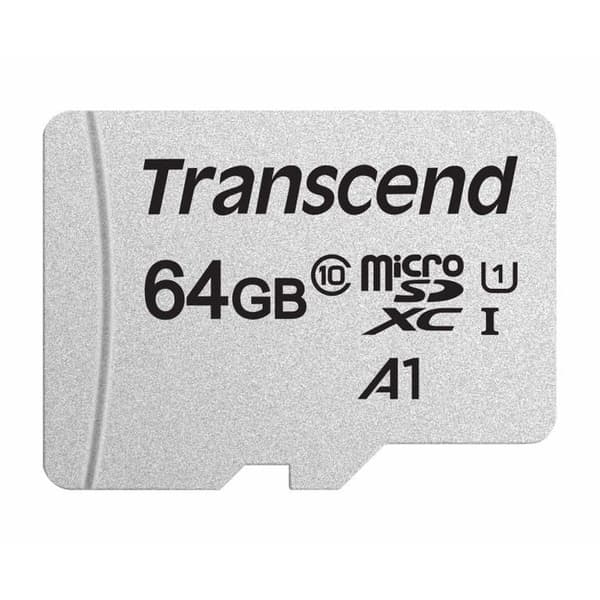 300S flashminneskort - TRANSCEND - 65 GB - UHS-I U1 / Class10 - Micro SDXC