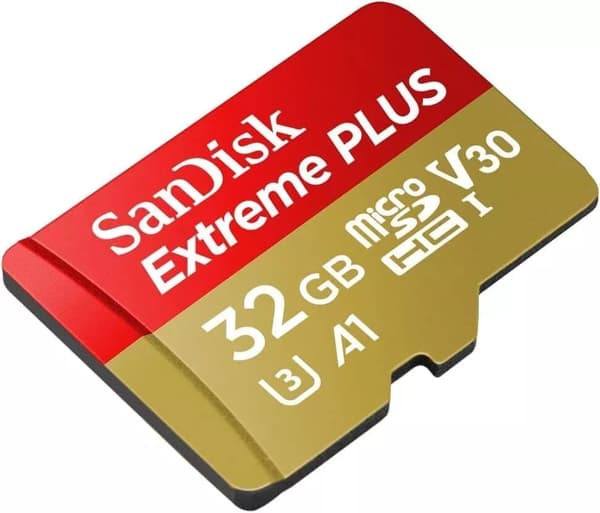SanDisk Extreme Plus 32 GB MicroSDHC-minneskort A1 Class 10, UHS-I, U3, V30