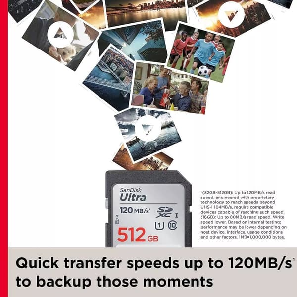 SanDisk Ultra Plus 64 GB SDXC-hukommelseskort, op til 130 MB/s, klasse 10, UHS-I, V10
