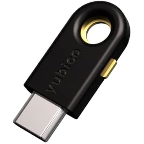 Säkerhetsnyckel - YUBICO - YubiKey 5C - USB-C - 1 års garanti - Färg svart
