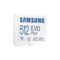 Miniatyrbild 1 av 6: SAMSUNG Micro SD 512GB EVO PLU