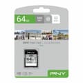Miniatyrbilde 2 av 3: Mikro-SD Minnekort med Adapter PNY P-SDUX64U185GW-GE 64 GB